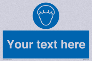 Custom Hair protection must be worn